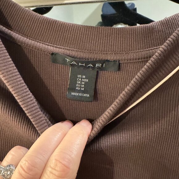 Tahari brown tank top-never worn! - Picture 1 of 2
